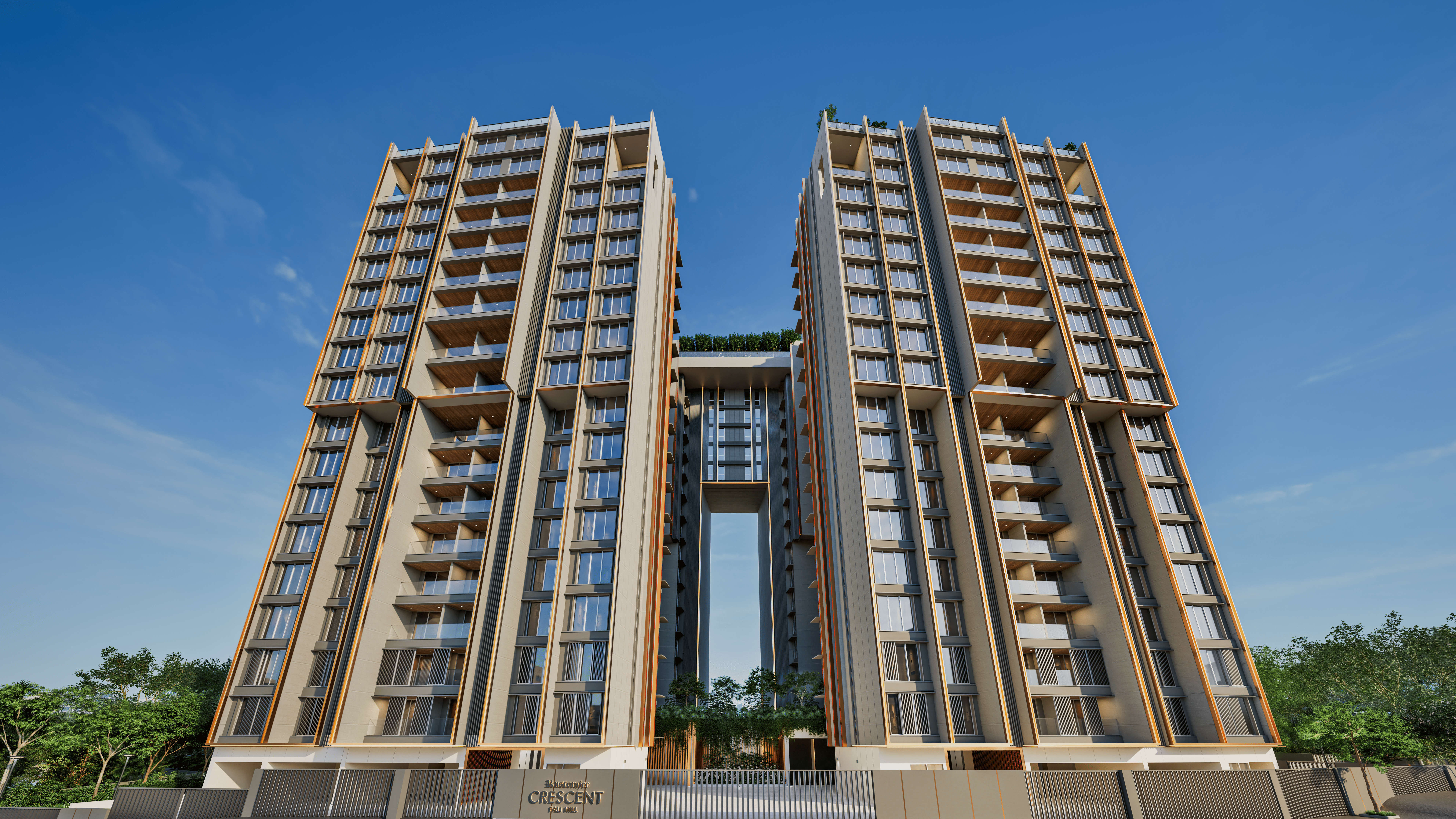 Rustomjee Crescent Building View